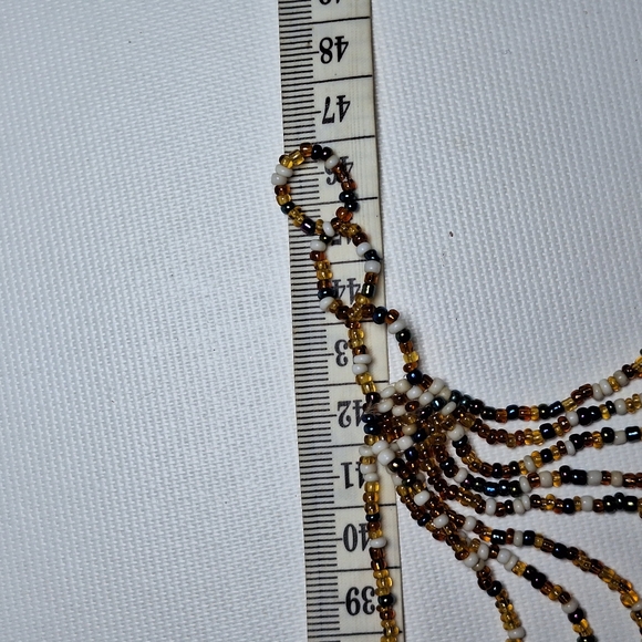 Ann N Eve Exquisite Southwestern Beaded Collar Necklace - Picture 8 of 8